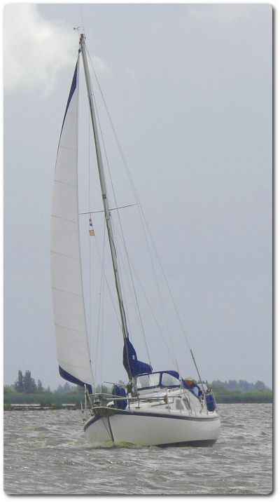 Jacoba mit gutem Wind